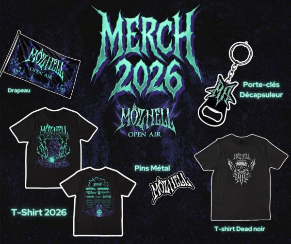 Image de Le Merch MOZHELL OPEN AIR 2026 est arrivé !